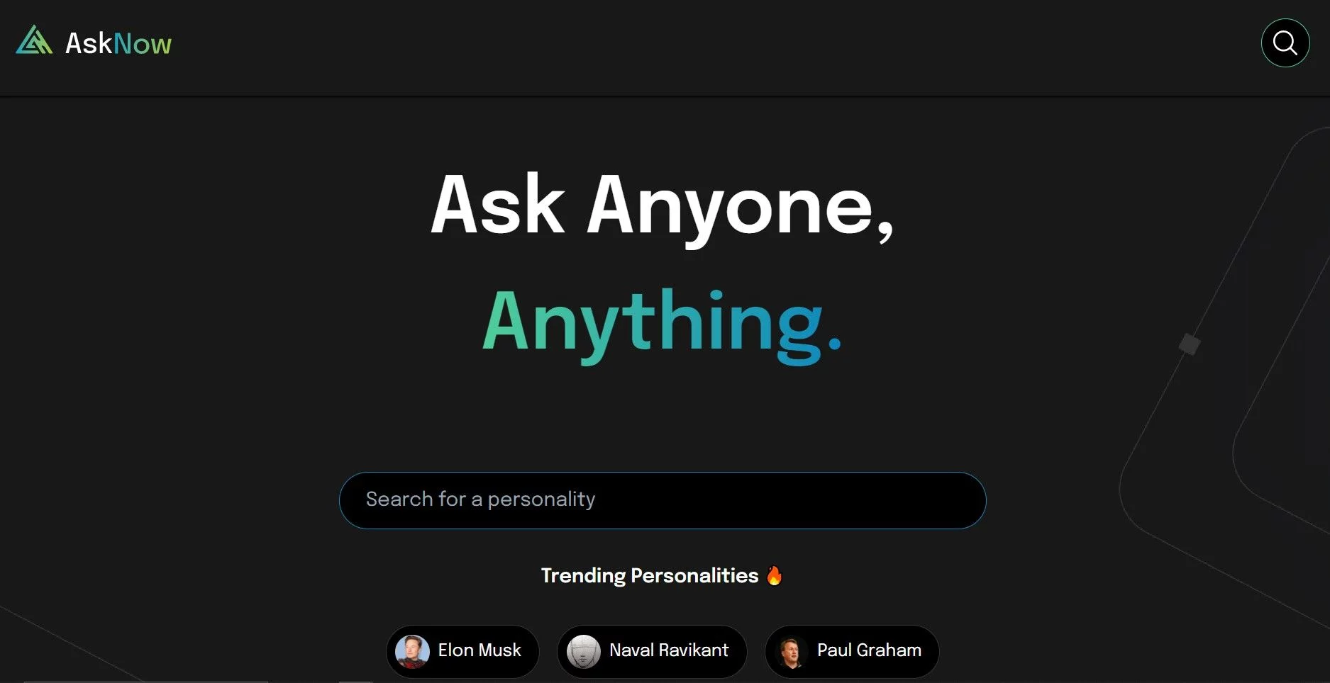  Ask famous people questions & get AI-summarized