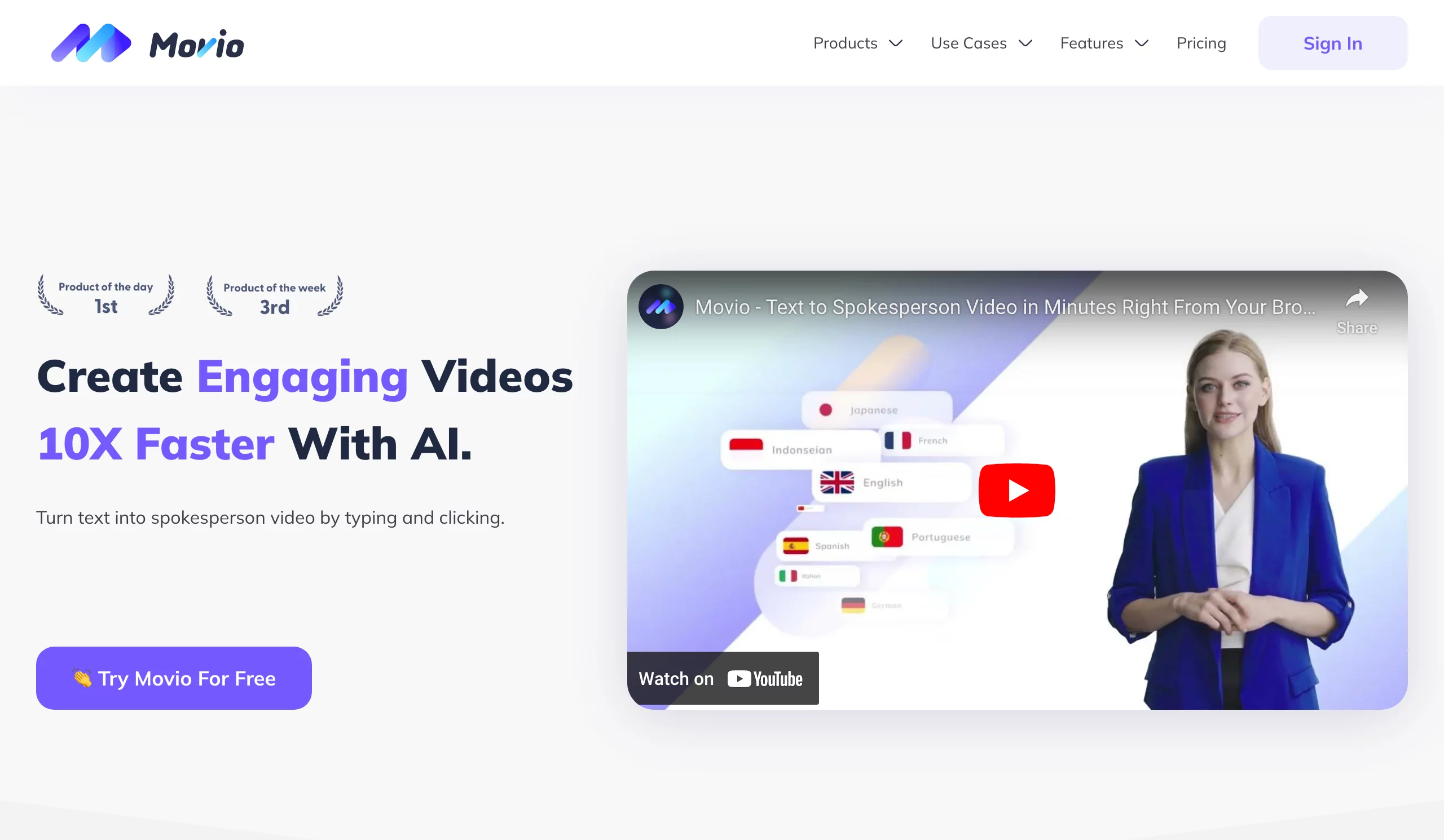  Create engaging videos, 10x faster with AI