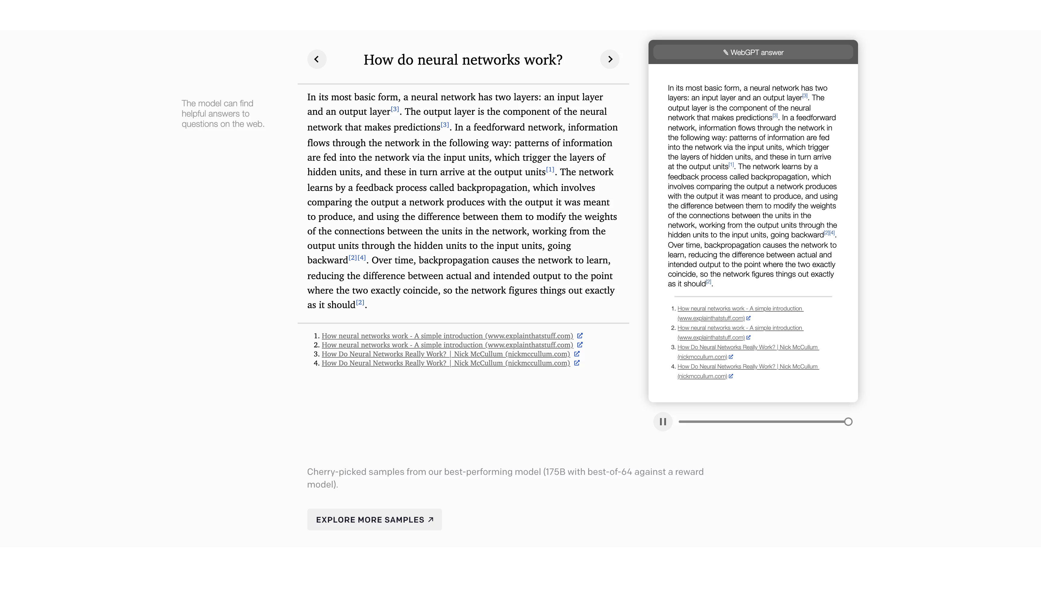  A GPT-3 version that can search the web